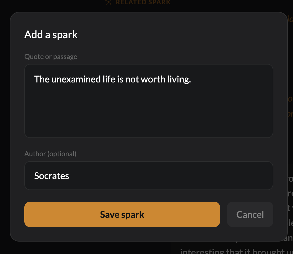 Go deep with one idea